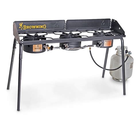 propane camp stove 3 burner